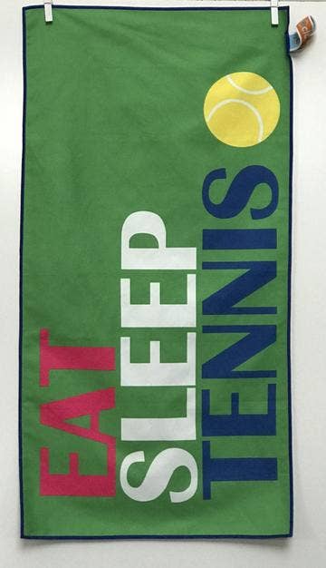 Small Tennis/workout Towels, Eat Sleep Tennis