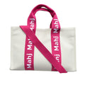 Katsco Mahj Tote-XL Canvas Mahjong Bag for Tile Sets and Racks, Nylon Interior and Zipper Pocket-Luxury Gift for Game Lovers