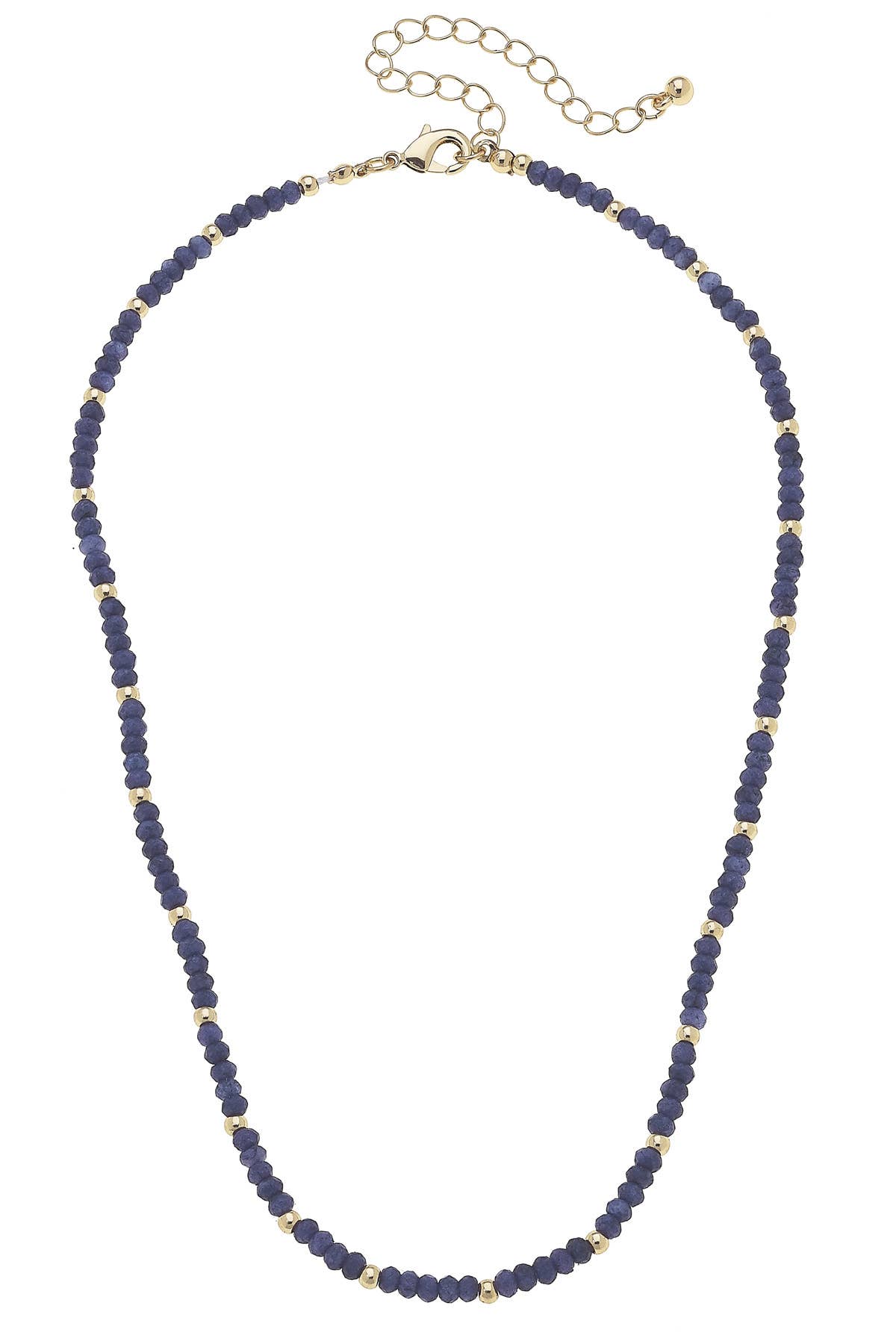Olivia Beaded Necklace: Fuchsia