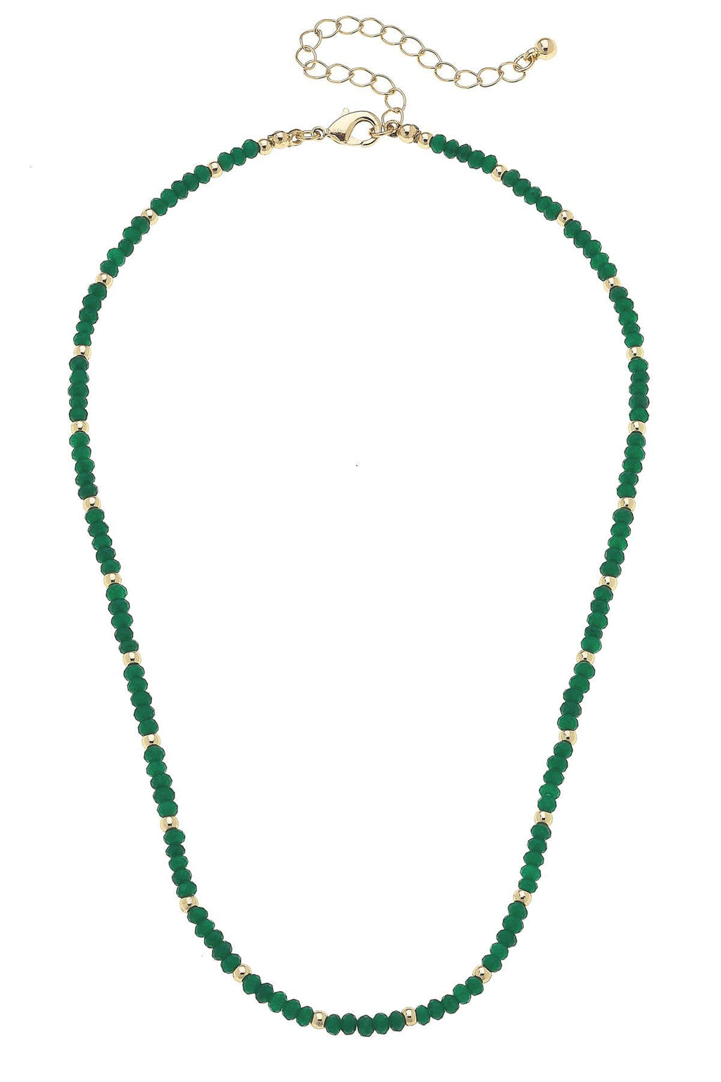Olivia Beaded Necklace: Fuchsia