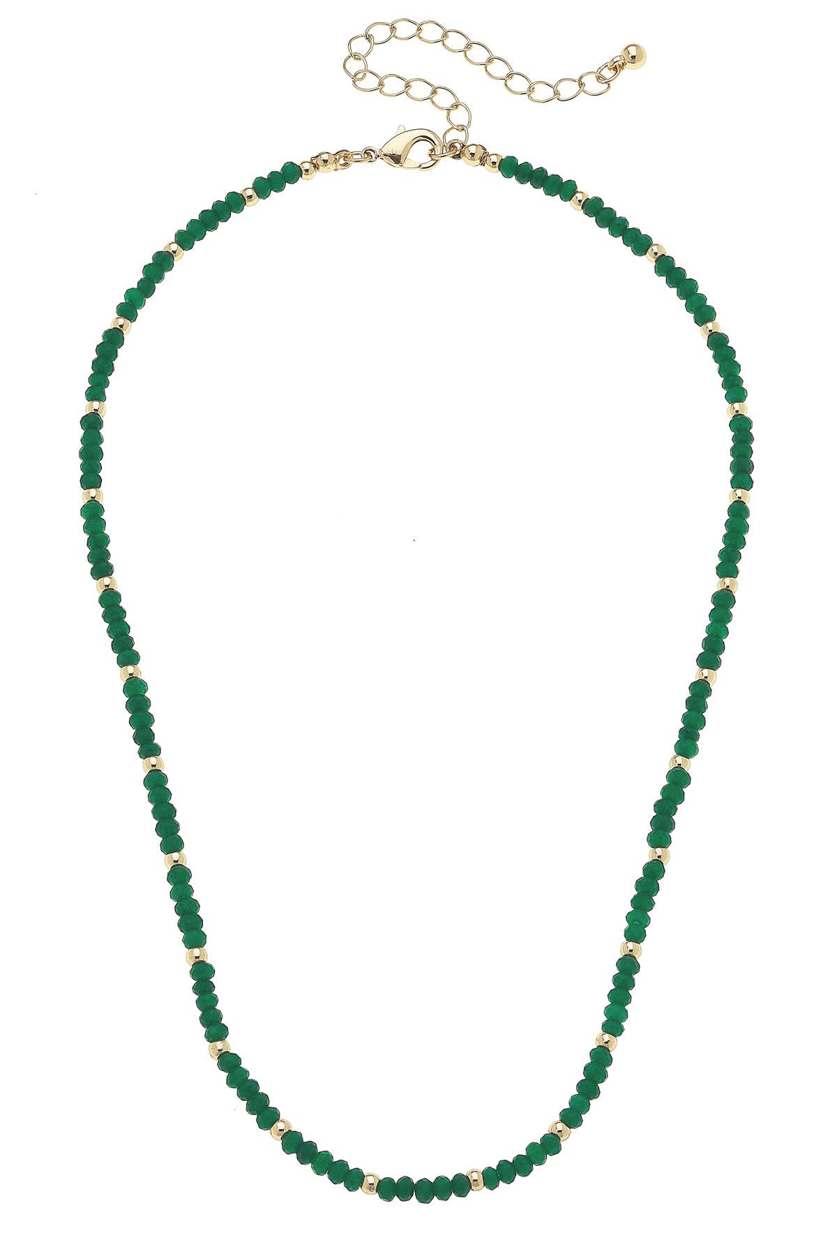 Olivia Beaded Necklace: Fuchsia