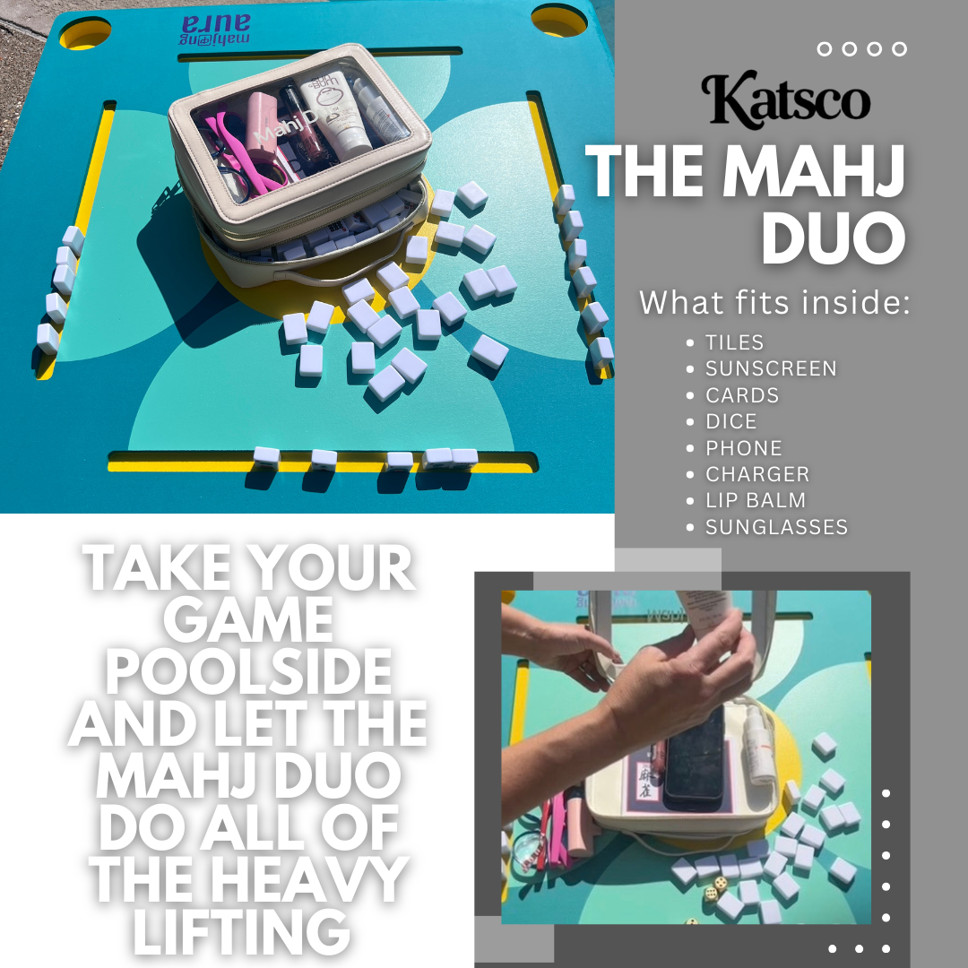 Katsco Mahj Duo Case for Tiles and Accessories