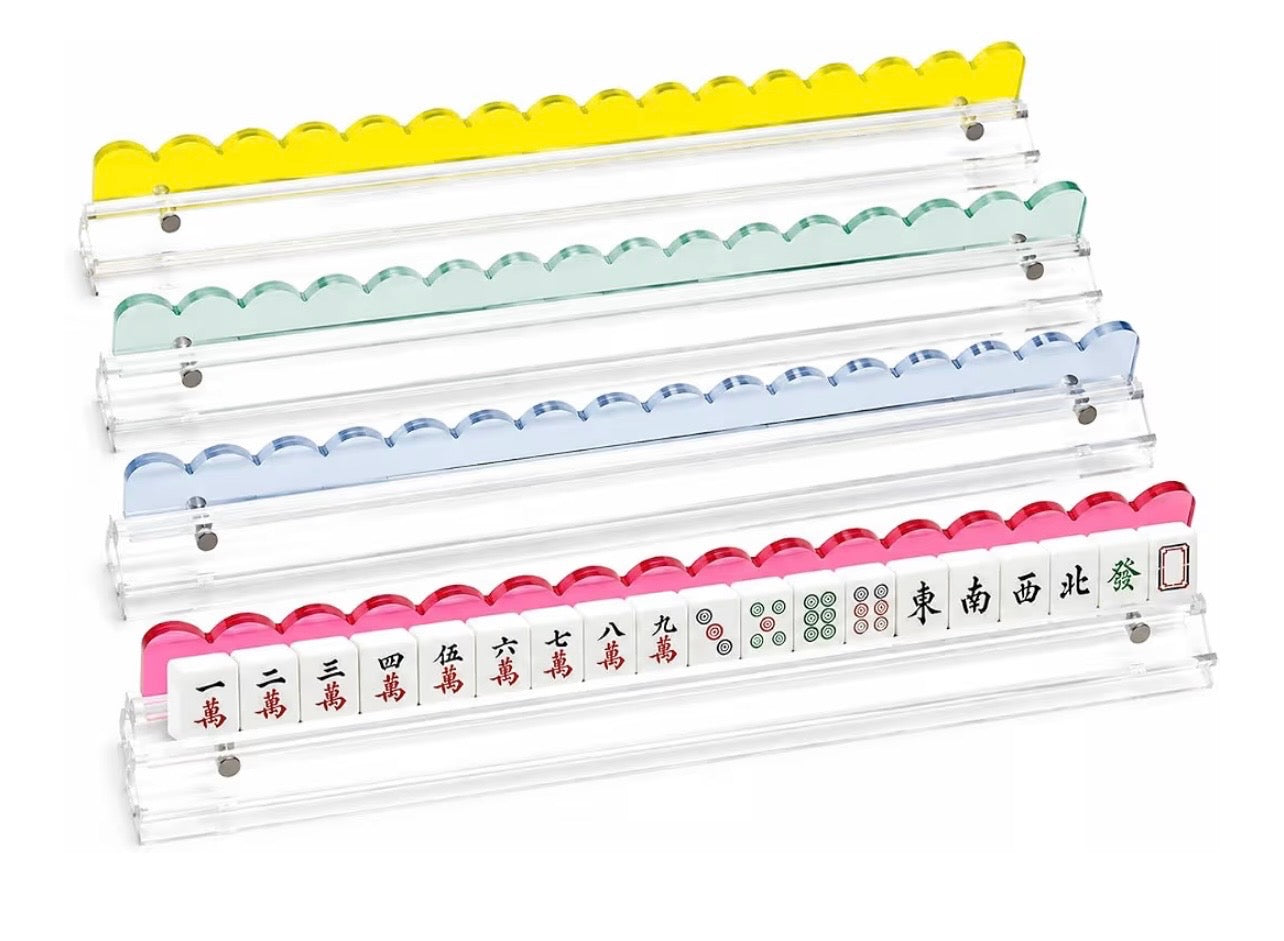 Katsco Color Mahjong Pushers — Set of 4 (Hot Pink, Sky Blue, Mint & Citrus Yellow)