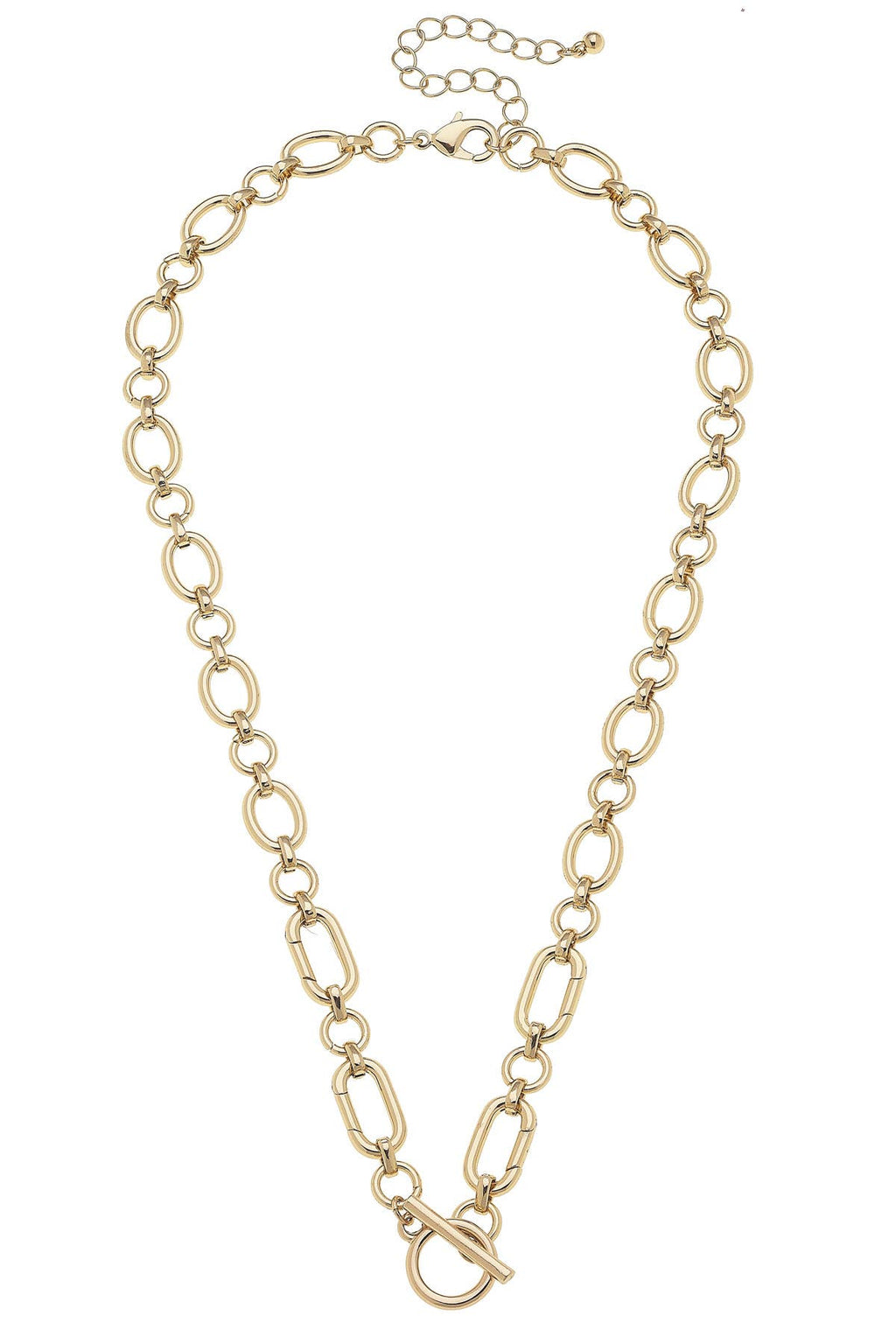 Gold Toggle Charm Necklace | Katsco Charm Bar