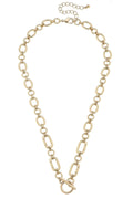 Gold Toggle Charm Necklace | Katsco Charm Bar