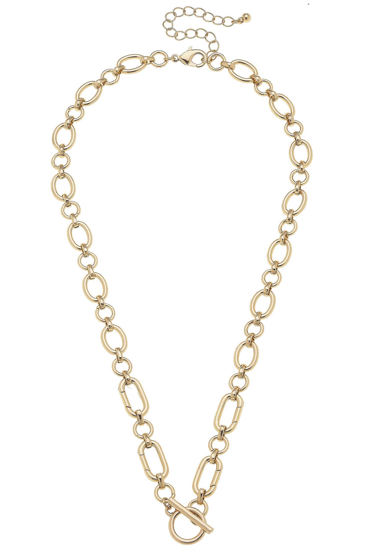 Gold Toggle Charm Necklace | Katsco Charm Bar